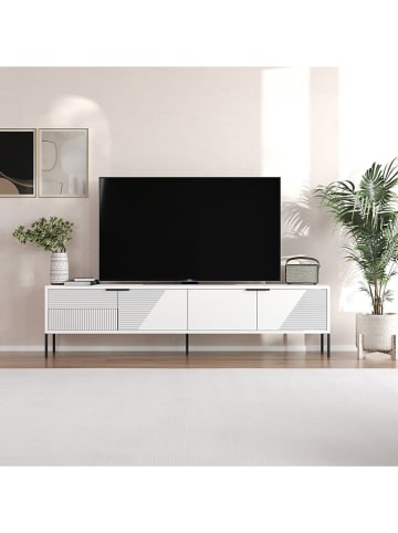 Scandinavia Concept TV-Kommode "Dore" in Weiß - (B)180 x (H)45 x (T)30 cm