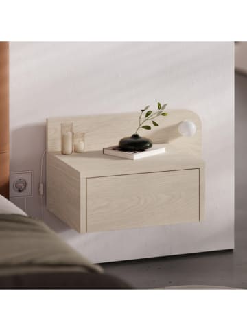 Scandinavia Concept Nachttisch "Dotta" in Creme - (B)52 x (H)28 x (T)30 cm
