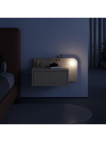 Scandinavia Concept Nachttisch "Dotta" in Creme - (B)52 x (H)28 x (T)30 cm