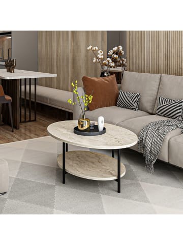 Scandinavia Concept Couchtisch "Elis" in Natur - (B)90 x (H)36 x (T)60 cm