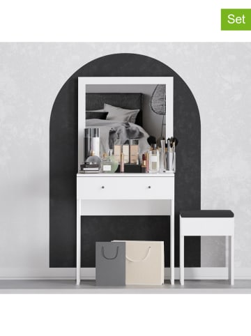 Scandinavia Concept 2-delige set: kaptafel "Felix" wit