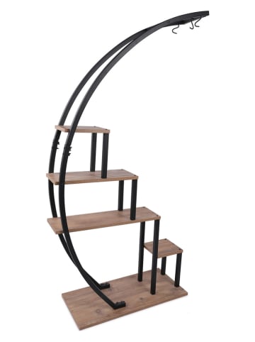 Scandinavia Concept Blumenregal in Hellbraun - (B)85 x (H)180 x (T)35 cm