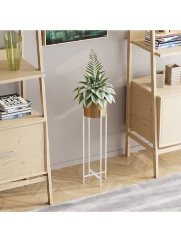 Scandinavia Concept Blumentopf in Weiß/ Gold