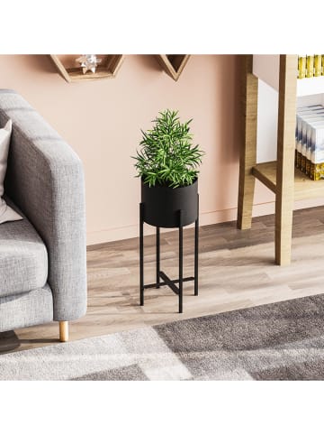 Scandinavia Concept Blumenständer in Schwarz - (H)48 x Ø 20 cm