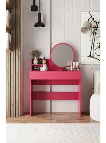 Scandinavia Concept Make-Up-Tisch in Pink - (B)90 x (H)133 x (T)40 cm