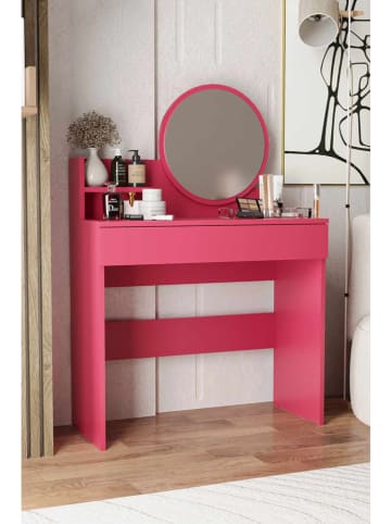 Scandinavia Concept Make-Up-Tisch in Pink - (B)90 x (H)133 x (T)40 cm