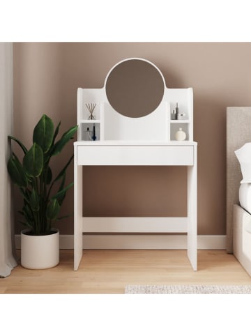 Scandinavia Concept Kaptafel "Idis" wit - (B)74,8 x (H)135 x (D)34,8 cm