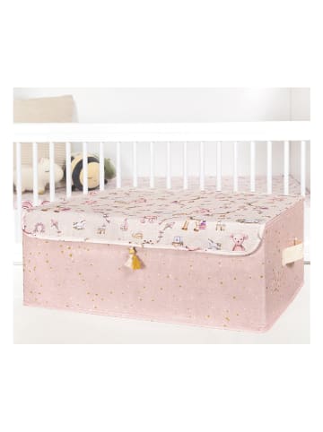 Scandinavia Concept Aufbewahrungskorb "KALS-04249" in Rosa - (B)50 x (H)19 x (T)39 cm