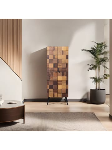 Scandinavia Concept Schrankkommode ''Kofin'' in Braun - (B)51 x (H)140 x (T)32,5 cm