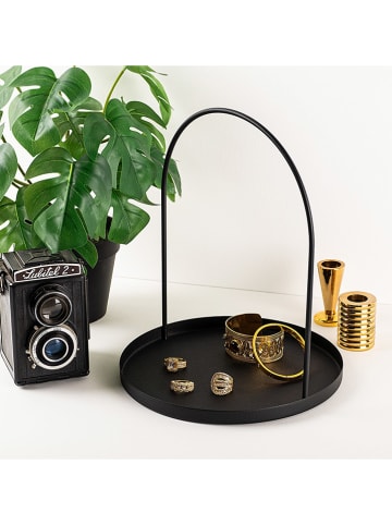 Scandinavia Concept Dienblad zwart - (H)28 x Ø 22,5 cm