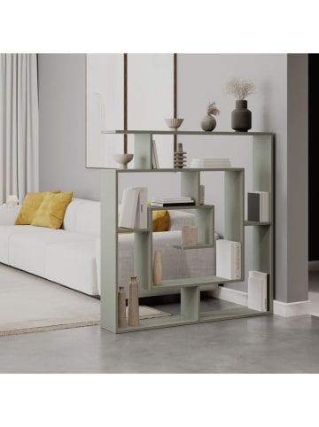 Scandinavia Concept Boekenkast "Labirent" groen - (B)125 x (H)128,6 x (D)22 cm