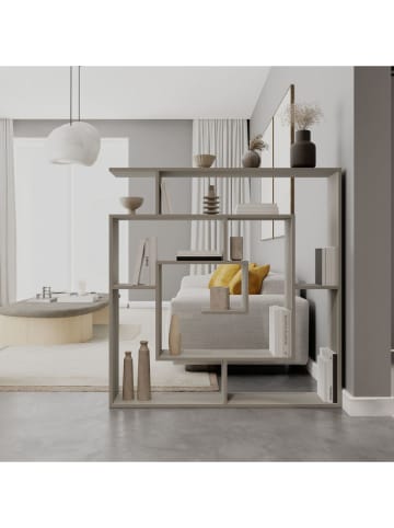 Scandinavia Concept Boekenkast "Labirent" beige - (B)125 x (H)128,6 x (D)22 cm