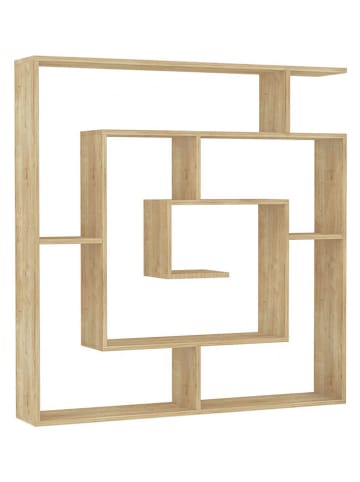 Scandinavia Concept Boekenkast "Labirent" lichtbruin - (B)125 x (H)128,6 x (D)22 cm
