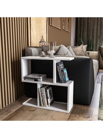 Scandinavia Concept Beistelltisch "Life" in Weiß - (B)69 x (H)60 x (T)20 cm