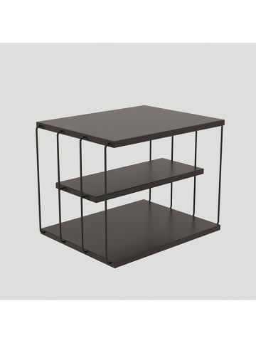Scandinavia Concept Beistelltisch "Lifon" in Anthrazit/ Schwarz - (B)50 x (H)40 x (T)40 cm