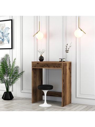 Scandinavia Concept Kaptafel "Lizbon" bruin - (B)70 x (H)40 x (D)84,7 cm