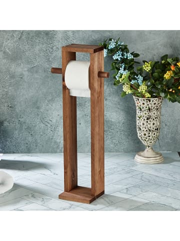 Scandinavia Concept Toiletrolhouder lichtbruin - (B)14 x (H)61 x (D)8 cm