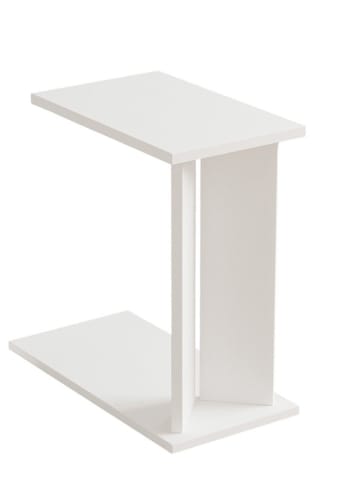 Scandinavia Concept Stolik "Lun" w kolorze białym - 25 x 48,6 x 50 cm
