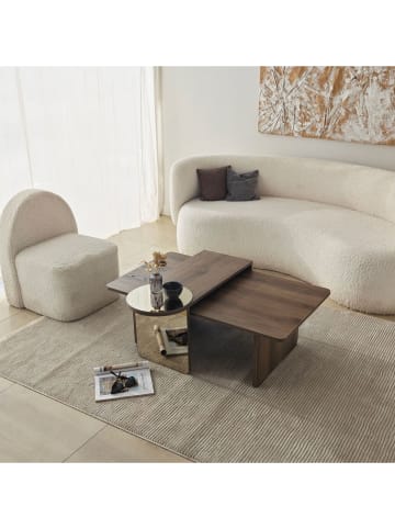 Scandinavia Concept Ławy (2 szt.) "Paris" w kolorze brązowym