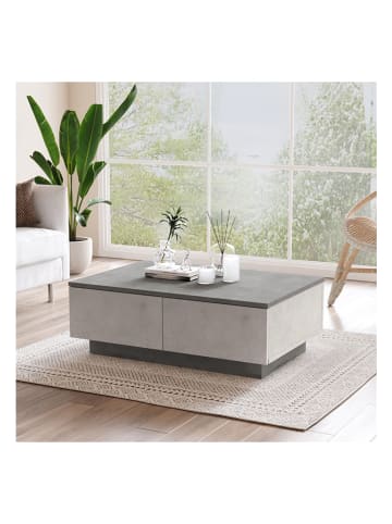 Scandinavia Concept Couchtisch in Grau/ Anthrazit - (B)90 x (H)31,6 x (T)60 cm