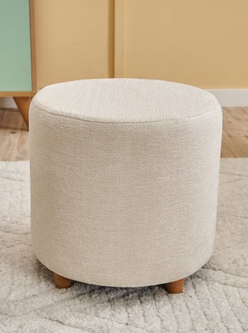 Scandinavia Concept Kruk "Mario Gabbana" crème - (H)40 x Ø 40 cm