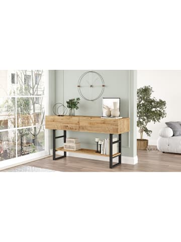 Scandinavia Concept Sidetable eikenkleurig - (B)140 x (H)75,5 x (D)43 cm
