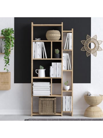 Scandinavia Concept Boekenkast "Momo" eikenkleurig - (B)65 x (H)150 x (D)15 cm