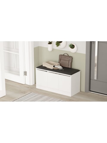 Scandinavia Concept Schuhschrank "MR2" in Weiß - (B)89,5 x (H)46 x (T)35,5 cm