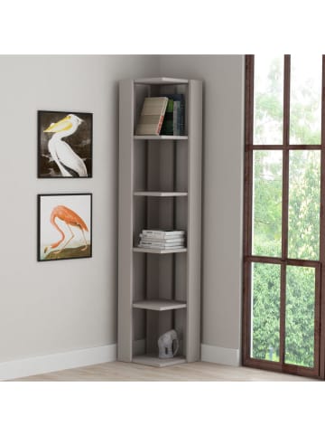 Scandinavia Concept Boekenkast "Nati Corner" taupe - (B)31,8 x (H)160,8 x (D)31,8 cm