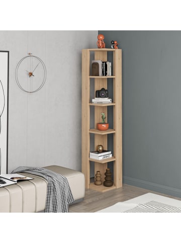 Scandinavia Concept Bücherregal "Nati Corner" in Hellbraun - (B)31,8 x (H)160,8 x (T)31,8 cm