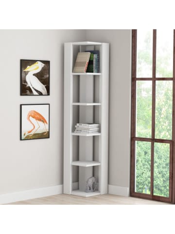 Scandinavia Concept Boekenkast "Nati Corner" wit - (B)31,8 x (H)160,8 x (D)31,8 cm