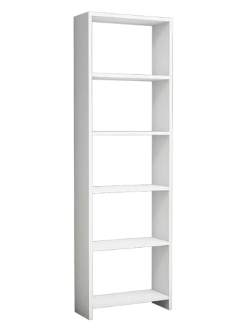 Scandinavia Concept Regał w kolorze białym na książki - 50 x 160 x 20 cm