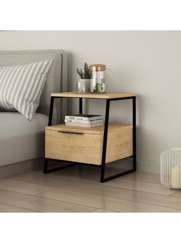 Scandinavia Concept Nachtkastje "Pal" eikenkleurig - (B)45 x (H)50 x (D)41 cm