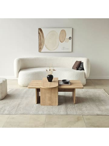 Scandinavia Concept 2er-Set: Couchtische "Paris" in Hellbraun