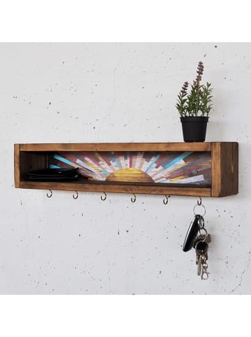 Scandinavia Concept Regał ścienny w kolorze jasnobrązowym - 40 x 10 x 10 cm