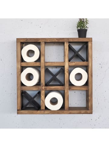 Scandinavia Concept Wandmeubel lichtbruin - (B)42,5 x (H)42,5 x (D)11 cm