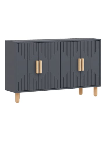 Scandinavia Concept Konsola "Roger" w kolorze antracytowym - 120 x 73,6 x 29,6 cm