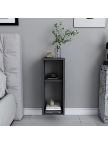 Scandinavia Concept Nachttisch "Sault" in Schwarz - (B)23 x (H)59,5 x (T)22 cm