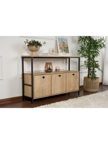 Scandinavia Concept Console lichtbruin/zwart - (B)120 x (H)77 x (D)29,5 cm