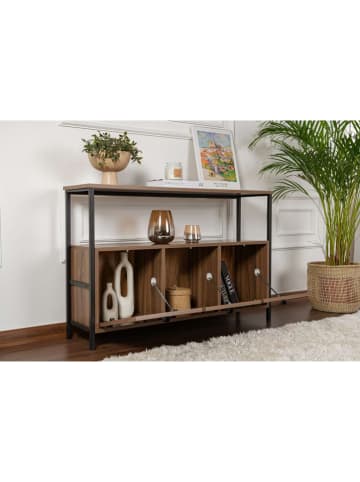 Scandinavia Concept Konsole in Braun/ Schwarz - (B)120 x (H)77 x (T)29,5 cm