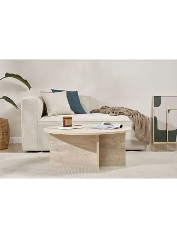 Scandinavia Concept Salontafel "Soleil" beige - (H)40 x Ø 90 cm