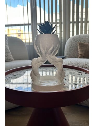 Scandinavia Concept Blumentopf in Creme - (B)14 x (H)19,5 cm