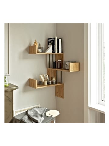 Scandinavia Concept Wandregal in Natur - (B)60 x (H)109,4 x (T)60 cm