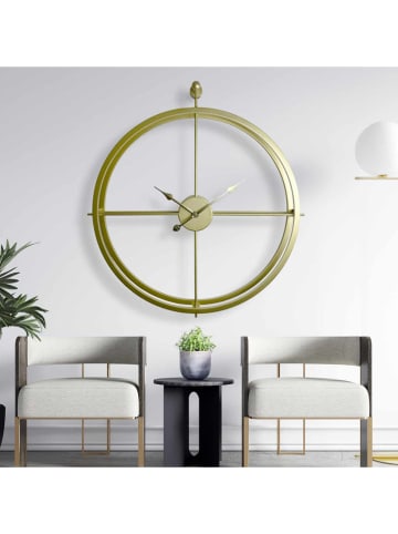 Scandinavia Concept Wandklok goudkleurig - (B)75 x (H)85 cm