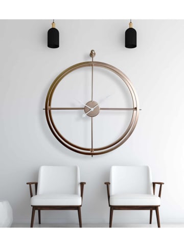 Scandinavia Concept Wandklok goudkleurig - (B)75 x (H)85 cm