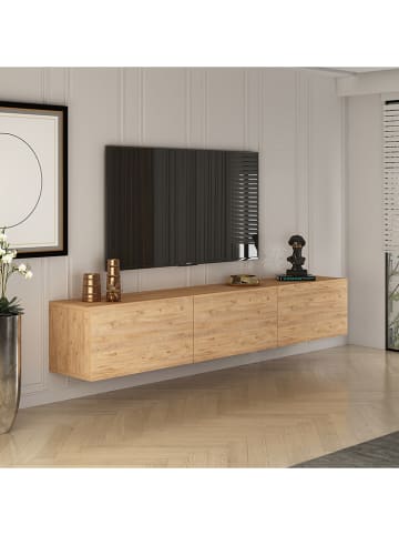 Scandinavia Concept Szafka RTV "West" w kolorze jasnobrązowym - 150 x 30 x 32 cm