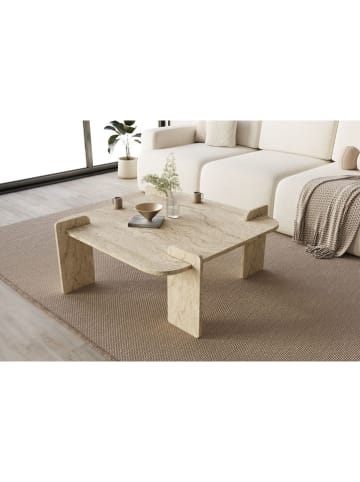 Scandinavia Concept Couchtisch in Beige - (B)90 x (H)35 x (T)90 cm