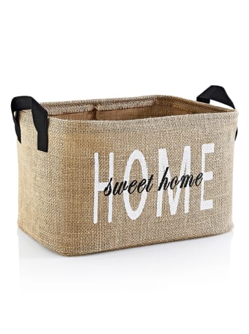 Scandinavia Concept Aufbewahrungskorb in Beige - (B)30 x (H)18 x (T)22 cm