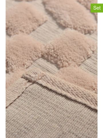 Elizabed 2er-Set: Badvorleger "Bambi" in Rosa