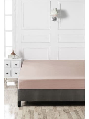 Elizabed Renforcé-Spannbettlaken in Beige